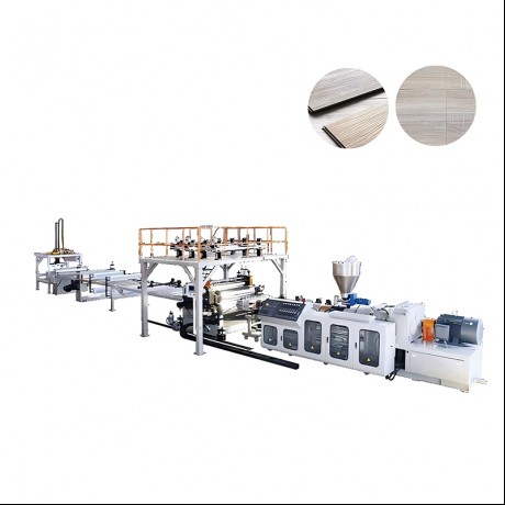 Linja e nxjerrjes së dyshemesë me gurë-plastikë SPC nga Jwell Machinery China